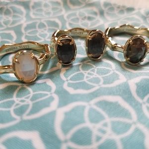 Kendra Scott Ring Set